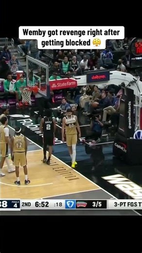 Wemby went right back 😤