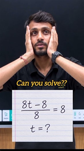 Can You Solve This? 🧠 | Maths Challenge | Algebra Equation #ytshorts #ytshortsindia #yt #mathsquiz