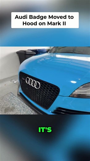Audi Mark II: Hood Badge vs. Grill Badge Comparison #shorts