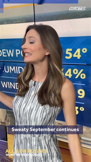 Our sweaty September is continuing this week! Coming up at 4 p.m., Meteorologist Allison Rogers is tracking when it will be the hottest and looks ahead to some weekend rain chances. | WLWT