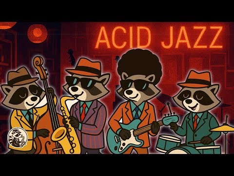Acid Jazz & Funk Groove for FOCUS & Work | Instrumental Cafe Vibe