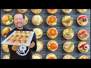 Super Easy Canapés with Homemade Ingredients 😃 - Guille's 5-Minute Recipes