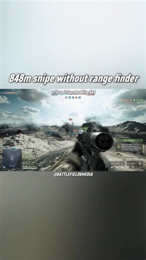 #1 Battlefield 6 Page 🔥 | 848m snipe without range finder 👀 #Battlefield6 | #BF6 | #Battlefield | Instagram