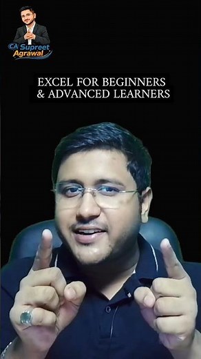 🔥 Complete MS Excel Course 2026 | CA Supreet Agrawal #excel #exceltips #exceltutorial #exceltricks