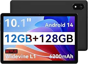 ALLDOCUBE iPlay 60S 10.1 inch Tablet, T606 Octa-core CPU, 1280x800 IPS HD Android 14 Tablet, 4GB RAM 128GB ROM 512GB Expand, Widevine L1, 6200mAh, Dual Speaker, 5MP+8MP Camera, 4G LTE/Wifi5, GPS