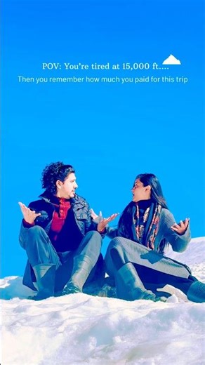 🗻Zero Point Sikkim in December 2025 || Yumesamdong ||❄️ Snow-capped mountains || #shorts #sikkim