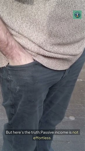 The REAL Meaning of Passive Income (Explained in 30 Seconds) #smartmoney101 #facts #personalfinance