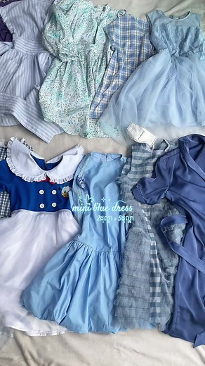 ࣪𓏲ּ ᥫ᭡ ₊ ⊹ ˑ ִ ֶ 𓂃 mini blue dress 🩵 girly dress ✨ Size : S » XL #foryou #dress #foryoupage #secondhand #minidress #review #blue #dress