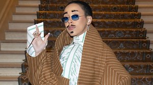 Doja Cat Turns Fake Lashes Into Mustache and Eyebrows at Paris Fashion Week