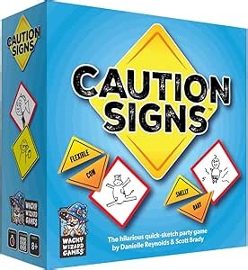Wacky Wizard Games, Caution Signs: A Hilarious Quick-Sketch Party Game