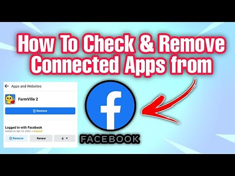 How to check and remove connected Apps from Facebook. #tutorial #facebook #applications #remove