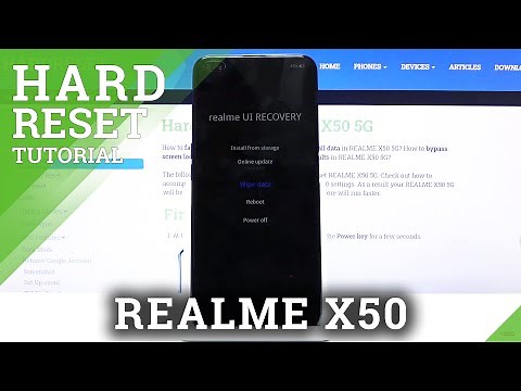 How to Hard Reset REALME X50 using Recovery Mode