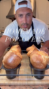 Homemade Popovers👌perfect as a dinner side dish or breakfast👌 Ingredients - 2 cups milk warmed - 4 eggs - 2 cups flour (sifted) - 1 tbsp salt - 1 heaping tbsp of grated Gruyère cheese per cup *preheat pan inside the oven at 350 degrees. *bake for 50 minutes-rotate pan at 20 minute mark then complete the bake. #popover #pastry #bread #homemade #recipe - | Theloveofpizza by Rob