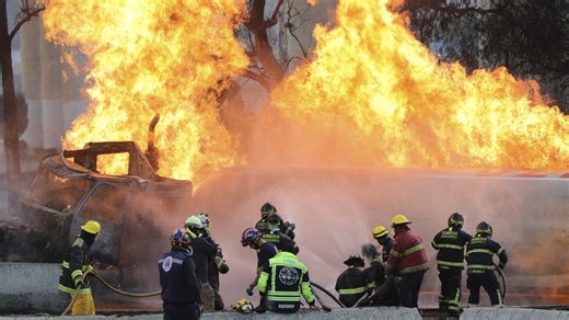 Massive gas tanker explosion in Mexico City kills 3 people and injures 70 others