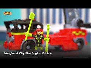 Imaginext City Fire Engine Vehicle and Figure Set - Smyths Toys