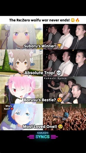 Most Loved One: Rem! ❤️‍🩹😍 | #Rezero #Subaru #SubaruNatsuki #RemReZero #EmiliaReZero #ReZeroEdit