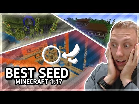 The BEST Minecraft Bedrock 1.17 SEED ( INSANE )