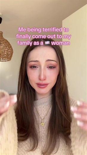 Coming out isn’t easy, but you deserve to live as your true self. 💗 To every trans woman thinking about telling her family — your identity is valid, your journey is powerful, and you are not alone. Share your truth when you feel safe and ready. The people who truly love you will learn to love you for who you really are. Be brave, be patient with yourself, and remember: you deserve happiness and acceptance. #lgbtq #estrogen #mtf #🏳️‍⚧️ #transhealthcare