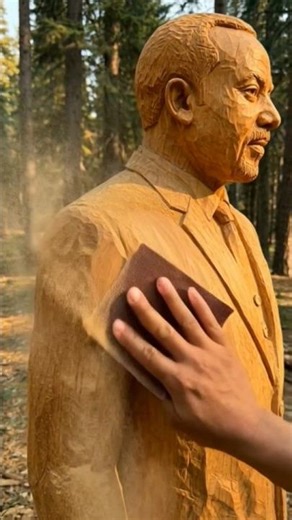 Wood carving Abiy Ahmed took how many hours #woodcarving #asmr #sculpture #woodworking #history