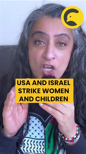 We saw Trump and Bibi bomb a primary school.