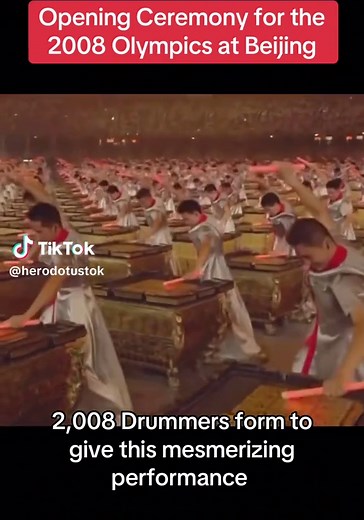 Mesmerizing Performance: 2008 Olympic Beijing Opening Ceremony
