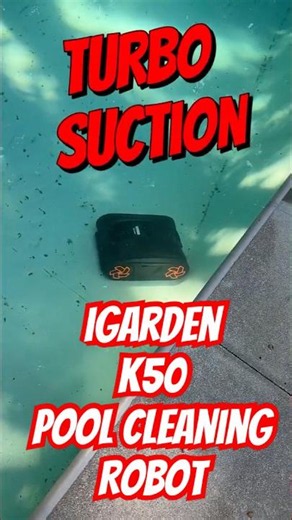 Game Changing iGarden K50 Pool Cleaning Robot 💖 your POOL!