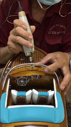 ✨ Decorating the Riva Aquarama Speedboat model