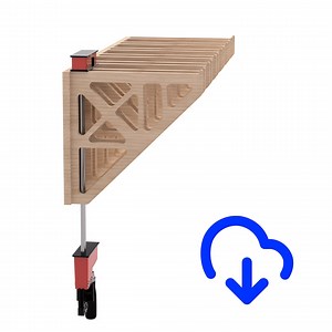 Clamp Rack Plans for Woodworkers   Digital Plans   CNC Files -- CNC DXF Files   Woodworking Plans Template for Garage Organization - Etsy