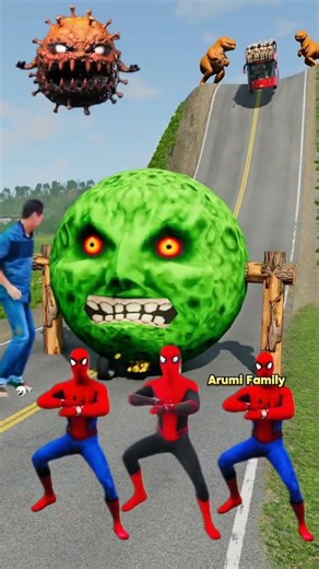 Massive Truck & Car | Beamng Crash - A Visual Feast #shorts #beamng #vfx #beamngdrive