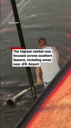 Thunderstorms cause flash flooding in NYC