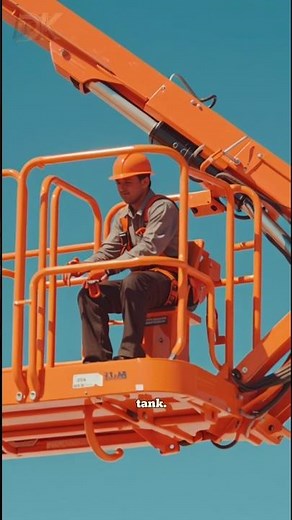 How Boom Lift Works? | Hydraulic System 3D Animation 🏗️