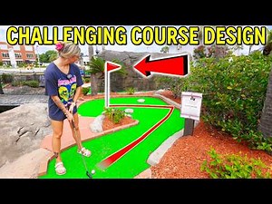 This Mini Golf Course is SUPER TOUGH to get a Hole in One