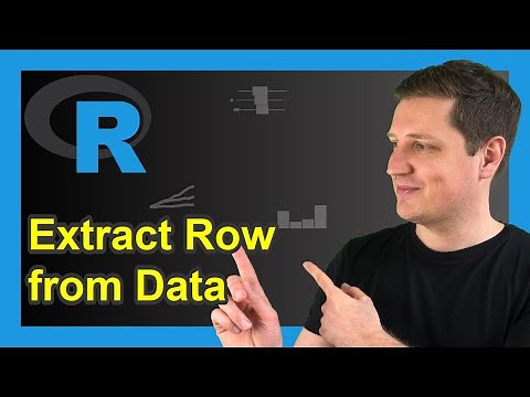 Extract Row from Data Frame in R (2 Examples) | Subset One or Multiple Rows of Table / Matrix