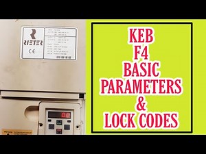 how to set keb f4 basic parameters | keb f4 | keb f5 | vfd repairing lab