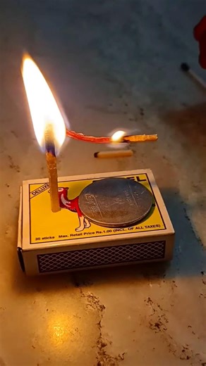 2 Next Level Science Tricks With Fire #shorts