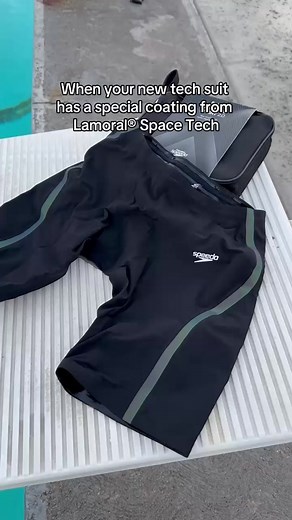 This special long lasting water repellency tech was developed from a coating that was originally used to protect satellites 🛰️ Your newest Speedo tech suit is your newest space ship 🛸🚀 #swimmercheck #swimmerthings #swimmerproblems #swimmerlife