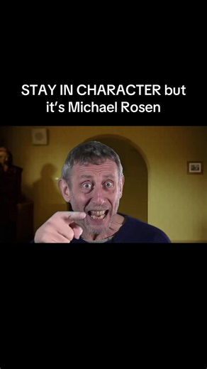 STAY IN CHARACTER but it’s Michael Rosen #fyp #ytp #backrooms #michaelrosen