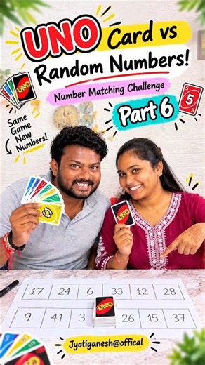 UNO Card vs Random Numbers! 🃏🔢 | Part 6#shorts