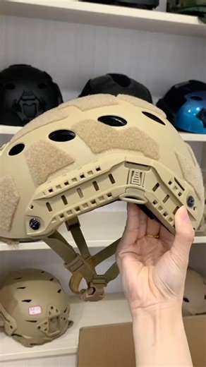 FAST SF Perforated tactical helmet #TacticalGear #TacticalHelmet #military #lawenforcement