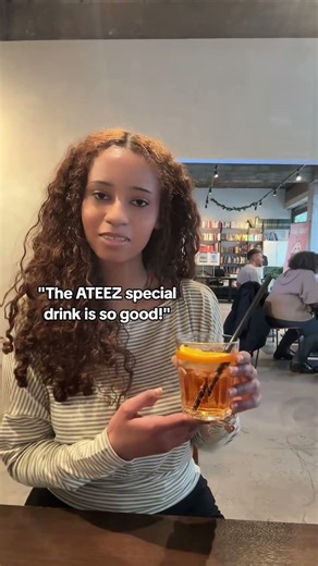 Did you try the ATEEZ SPECIAL DRINK at our ATEEZ LUCKY DRAW EVENT?😌🍹