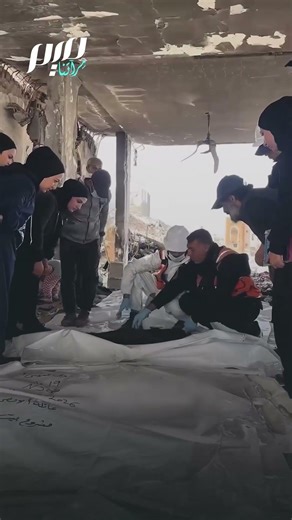 الدفاع المدني ينتشل رفات عائلة أبيـ ـدت في قـ ـصف شمال غزة