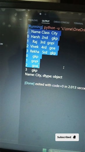 Read CSV File in Python using Pandas | Data Science Shorts. #csvfiles #python #panda