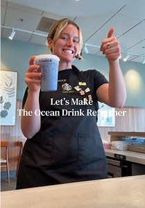 Ocean Drink Refresher (Iced Blue Coconut) Starbucks Recipe