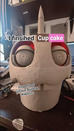 I finally finished Cupcake/Carl!What do you think?#animatronics#fnaf #fivenightsatfreddys#fnafmovie