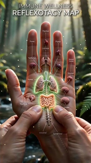 Boost Your Immune System: Reflexology Guide 🌿 #brainreflexology #reflexology #asmr #short