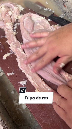 Lava la tripa de res en 3 sencillos pasos 🐮 para tacos 🌮 | tacos de tripa