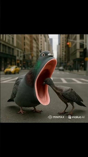 Ai pigeon #ai #brainrot #memes #pigeon #funny