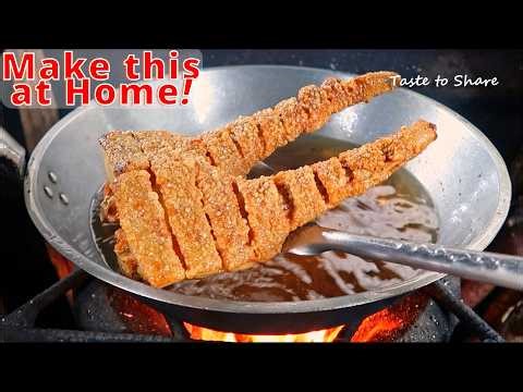 Amazing cooking yummy crispy pork tails recipe | Easy method How to make Crispy Pork Belly❗️