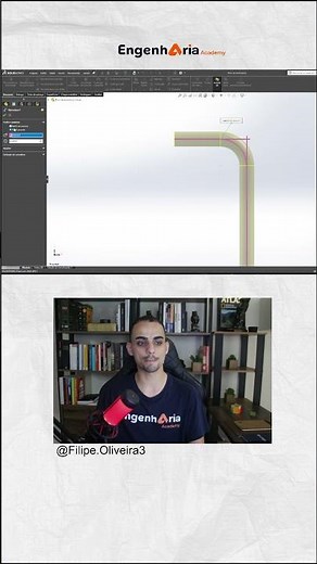 Comando de Varredura na pratica Solidworks