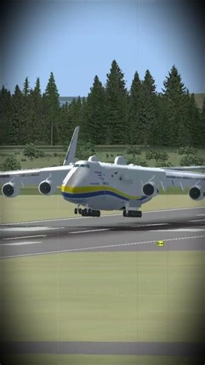 FSX - Antonov AN 225 Landing #shorts